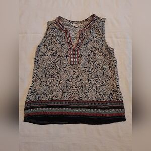 Daniel Rainn women's size small rayon tank top, flowy VGUC